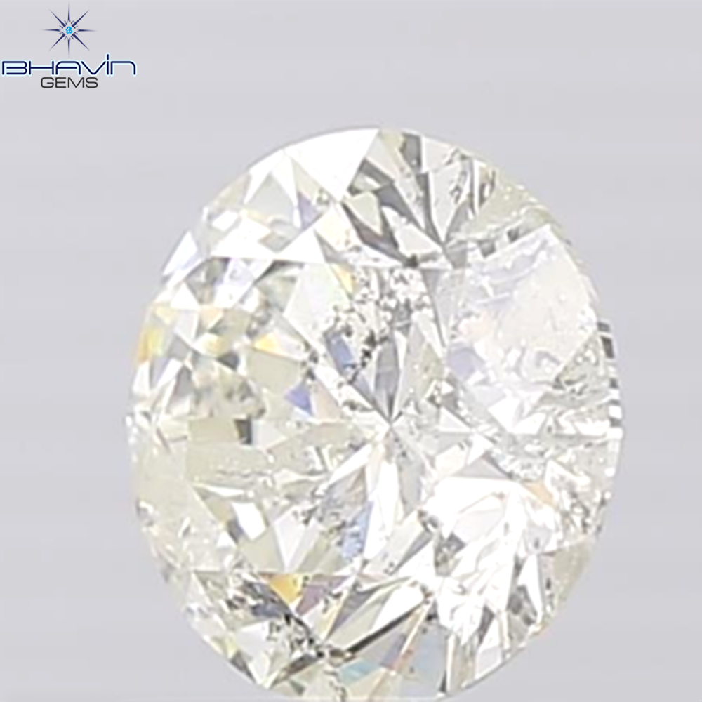1.12 CT Round Shape Natural Diamond White Color I1 Clarity (6.63 MM)