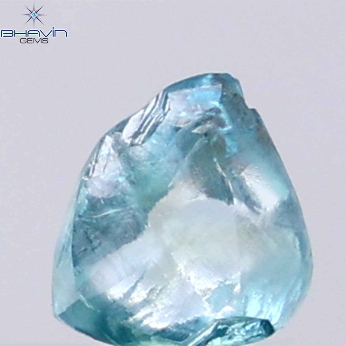 0.49 CT ラフシェイプ ナチュラル ダイヤモンド ピンク色 I3 クラリティ (4.90 MM)