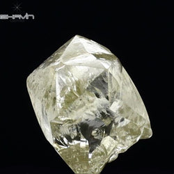 0.70 CT Rough Shape Natural Diamond Yellow Color SI1 Clarity (5.68 MM)