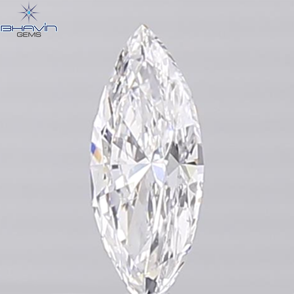 0.37 CT Marquise Shape Natural Loose Diamond White Color SI2 Clarity (7.62 MM)