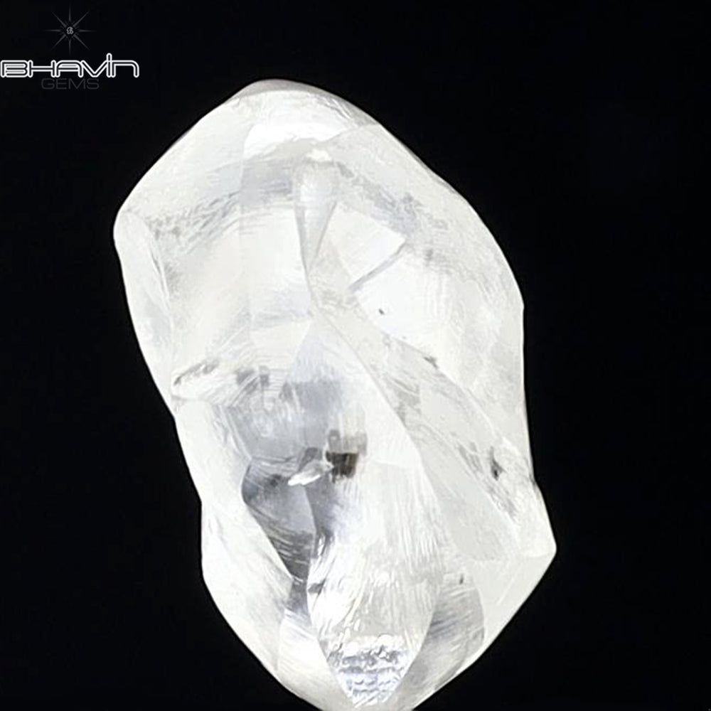 2.23 CT Rough Shape Natural Diamond White Color SI2 Clarity (8.87 MM)