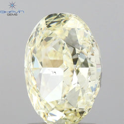 GIA Certified 2.01 CT Oval Shape Natural Diamond W to X Color (8.64 MM)
