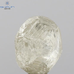 2.17 CT Rough Shape Natural Diamond Yellow Color SI1 Clarity (7.35 MM)