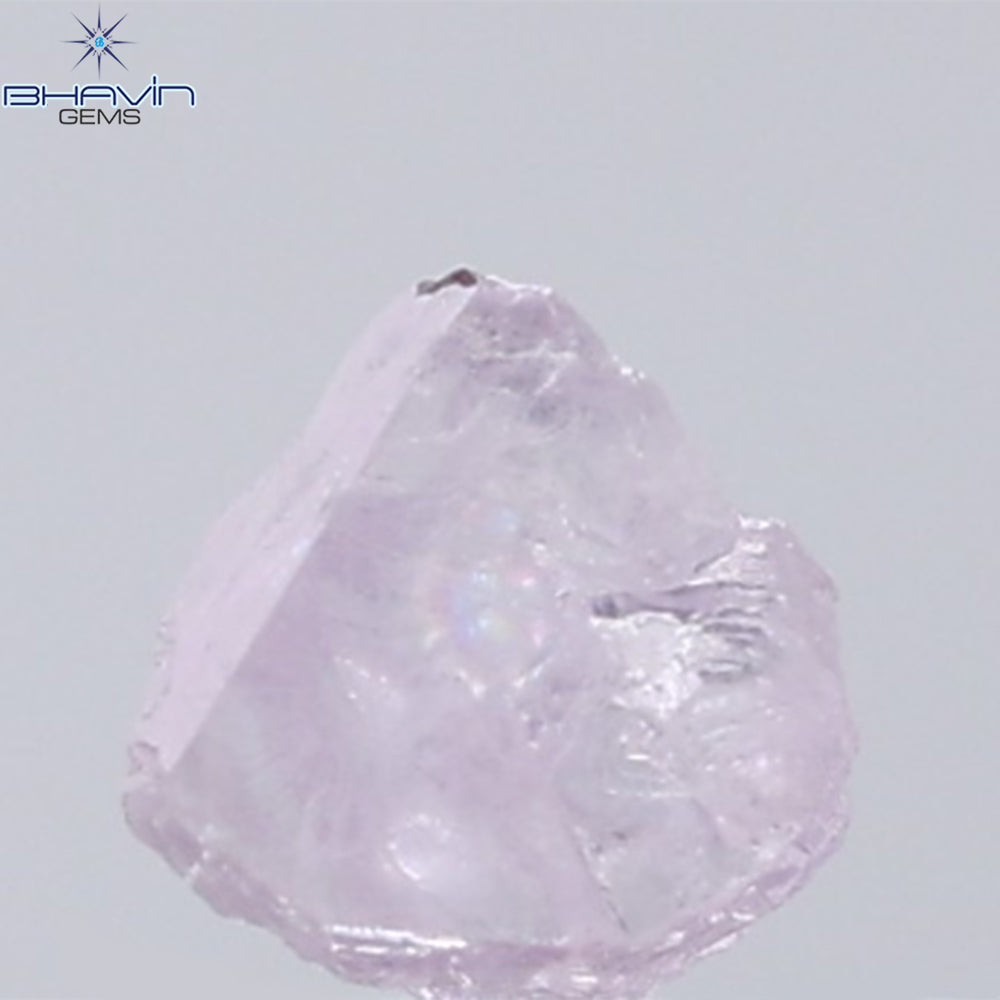 0.52 CT Rough Shape Natural Diamond Pink Color (5.12 MM)