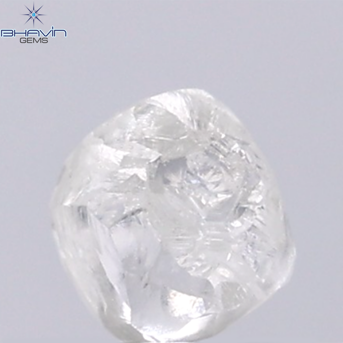 0.93 CT Natural Rough Diamond White Color Clarity VS (5.33 MM)