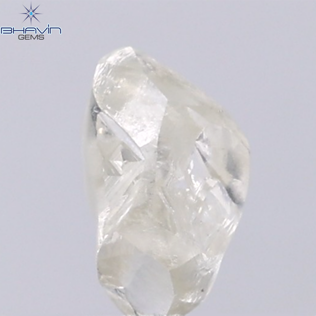 1.21 CT Natural Rough Diamond White Color Clarity VS (7.46 MM)