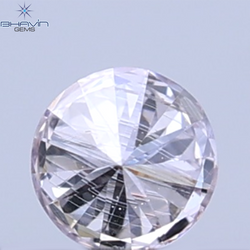 0.04 CT Natural Round Diamond Pink Color Clarity SI2 (2.0 MM)