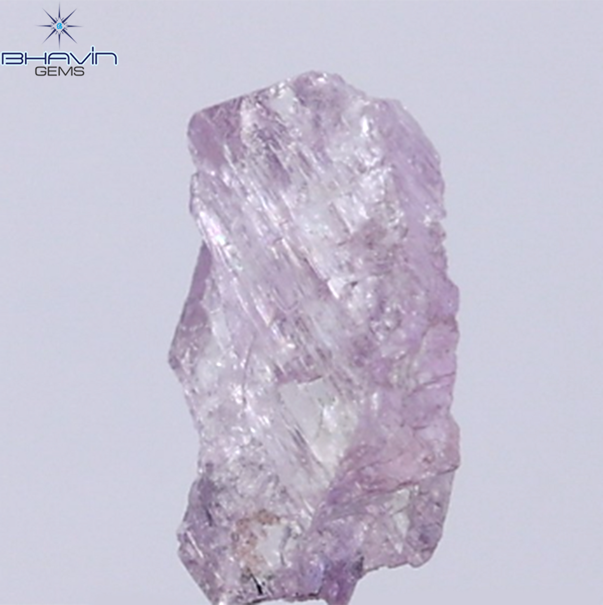 0.50 CT Natural Rough Diamond Pink Color Clarity I3 (6.86 MM)