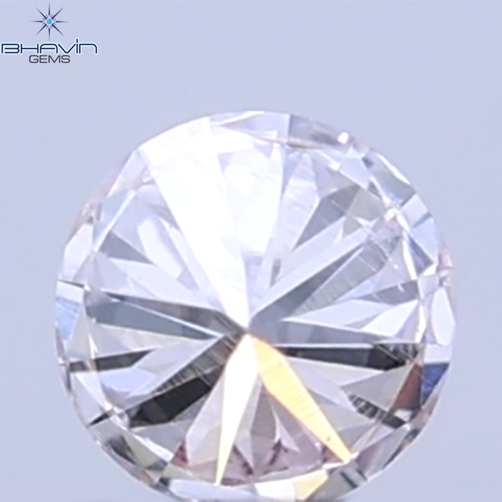 0.04 CT Natural Round Diamond Pink Color Clarity SI (2.0 MM)