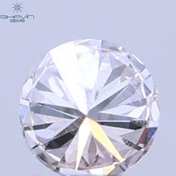 0.04 CT Natural Round Diamond Pink Color Clarity SI (2.0 MM)