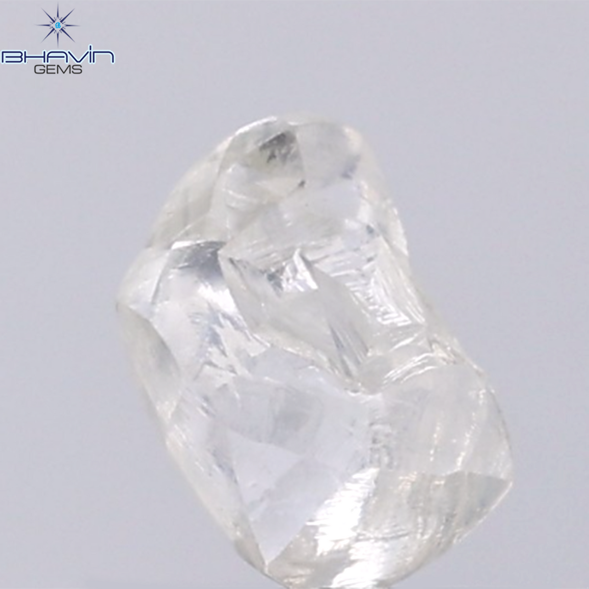 0.99 CT Natural Rough Diamond White Color Clarity VS (6.00 MM)