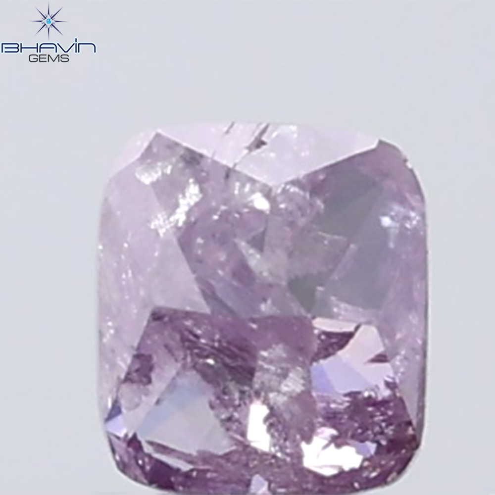 0.18 CT Cushion Diamond Natural Pink Color I3 Clarity (3.21 MM)