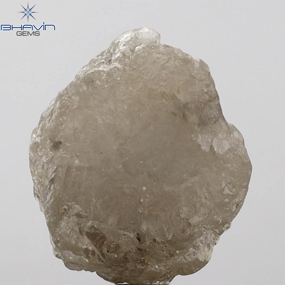 14.97 CT Rough Shape Natural Diamond White Milky Color I3 Clarity (15.77 MM)