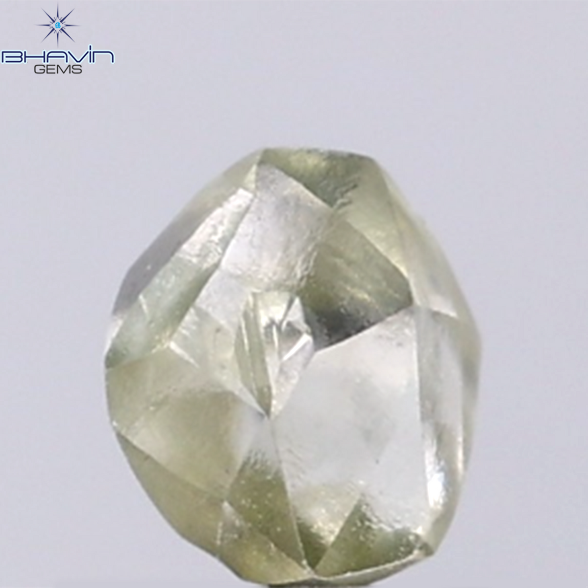 1.17 CT Natural Rough Diamond Green Color Clarity VS (6.24 MM)