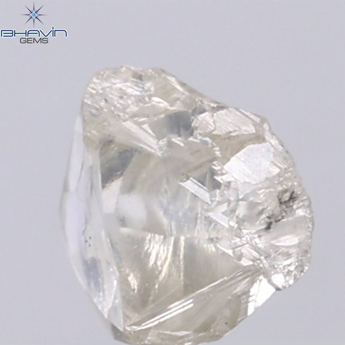 1.04 CT Natural Rough Diamond White Color Clarity VS (6.78 MM)