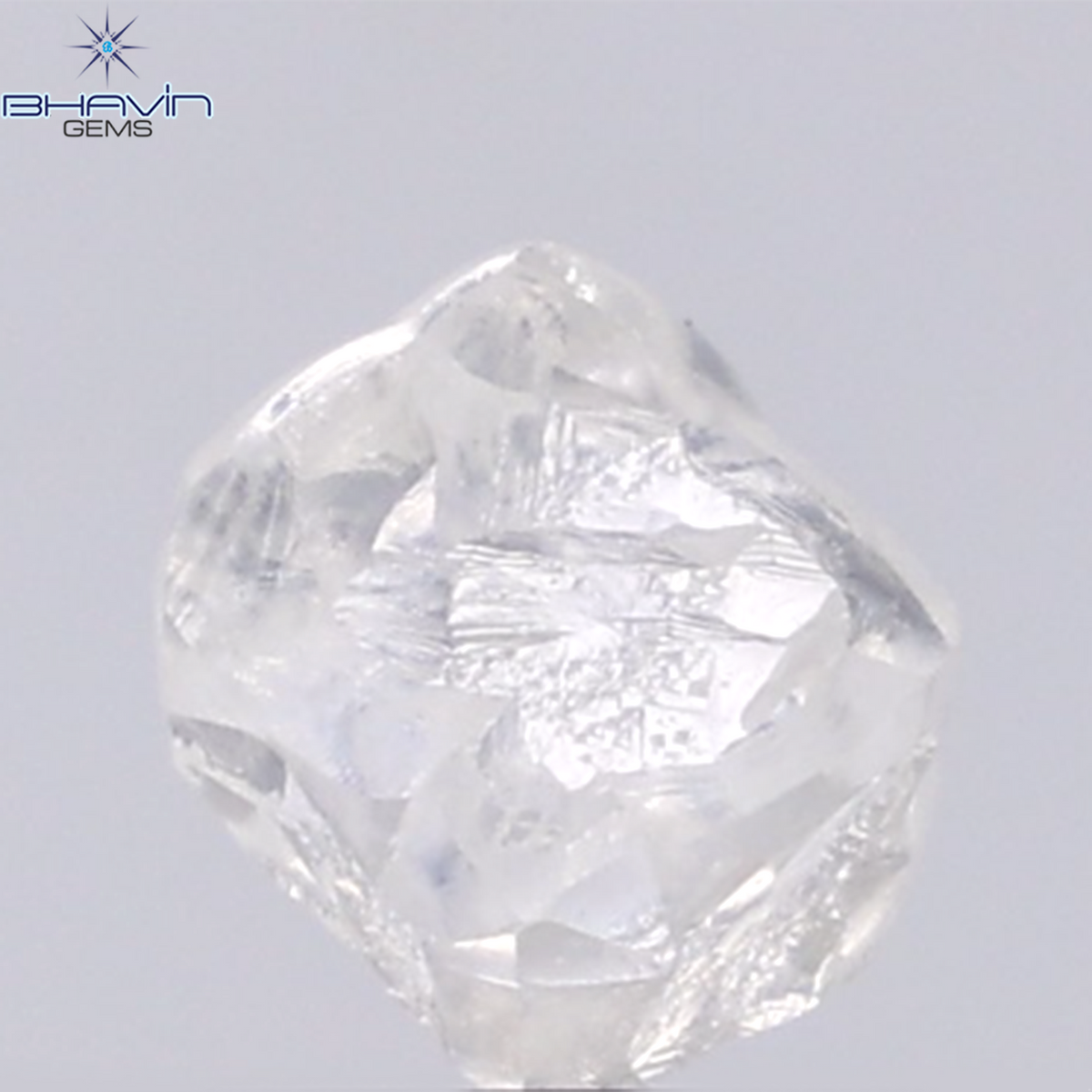 1.62 CT Natural Rough Diamond White Color Clarity VS (6.46 MM)