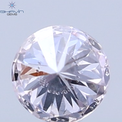 0.04 CT Natural Round Diamond Pink Color Clarity SI (2.00 MM)