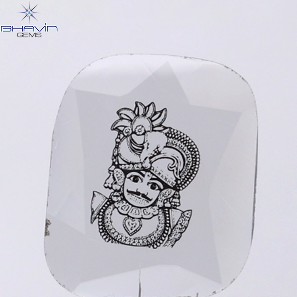 1.33 CT Lab Grown Slice (God) Diamond White Color Clarity VS (16.35 MM)