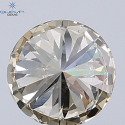 0.24 CT Natural Round Diamond Brown Color Clarity SI (4.00 MM)