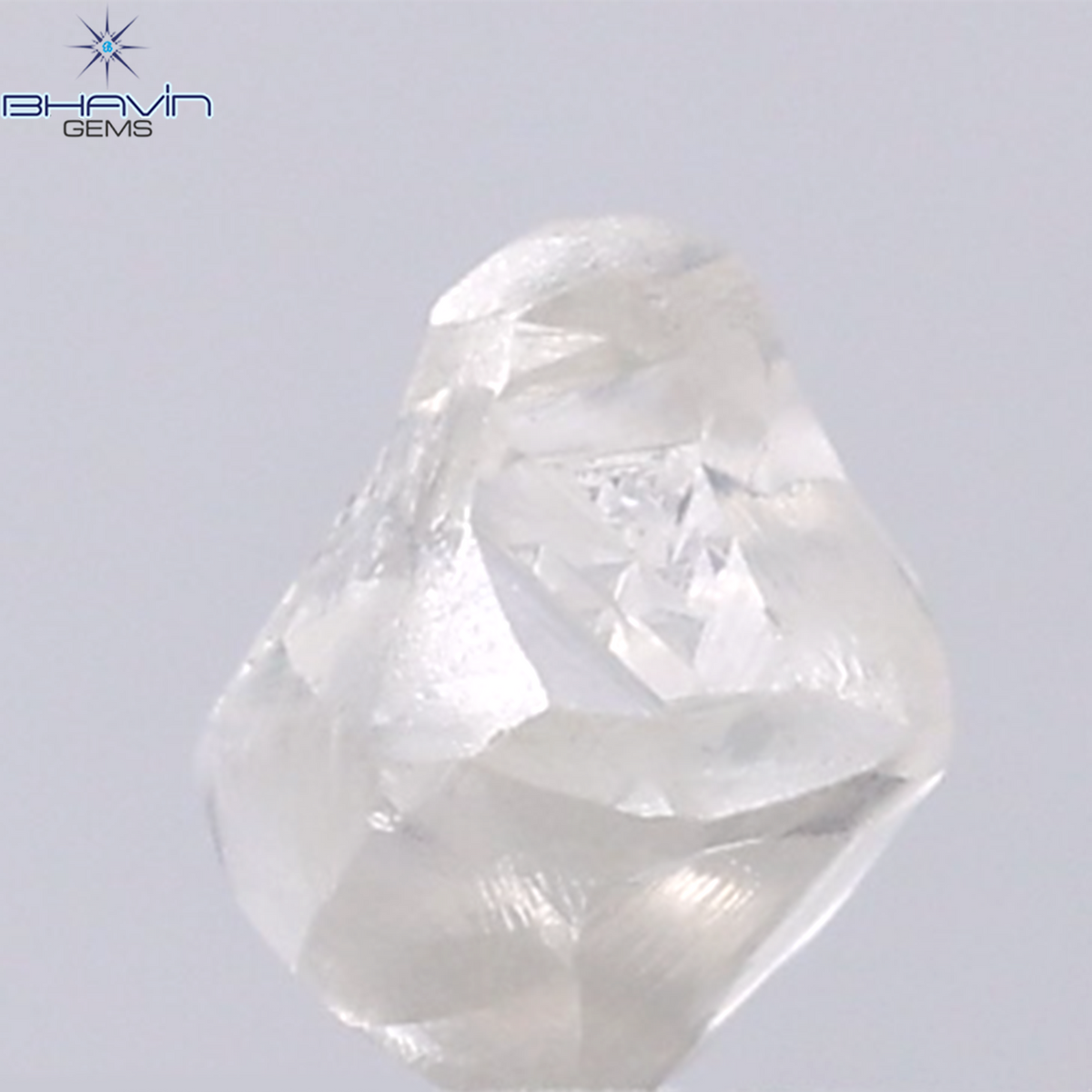 1.08 CT Natural Rough Diamond White Color Clarity VS (5.82 MM)