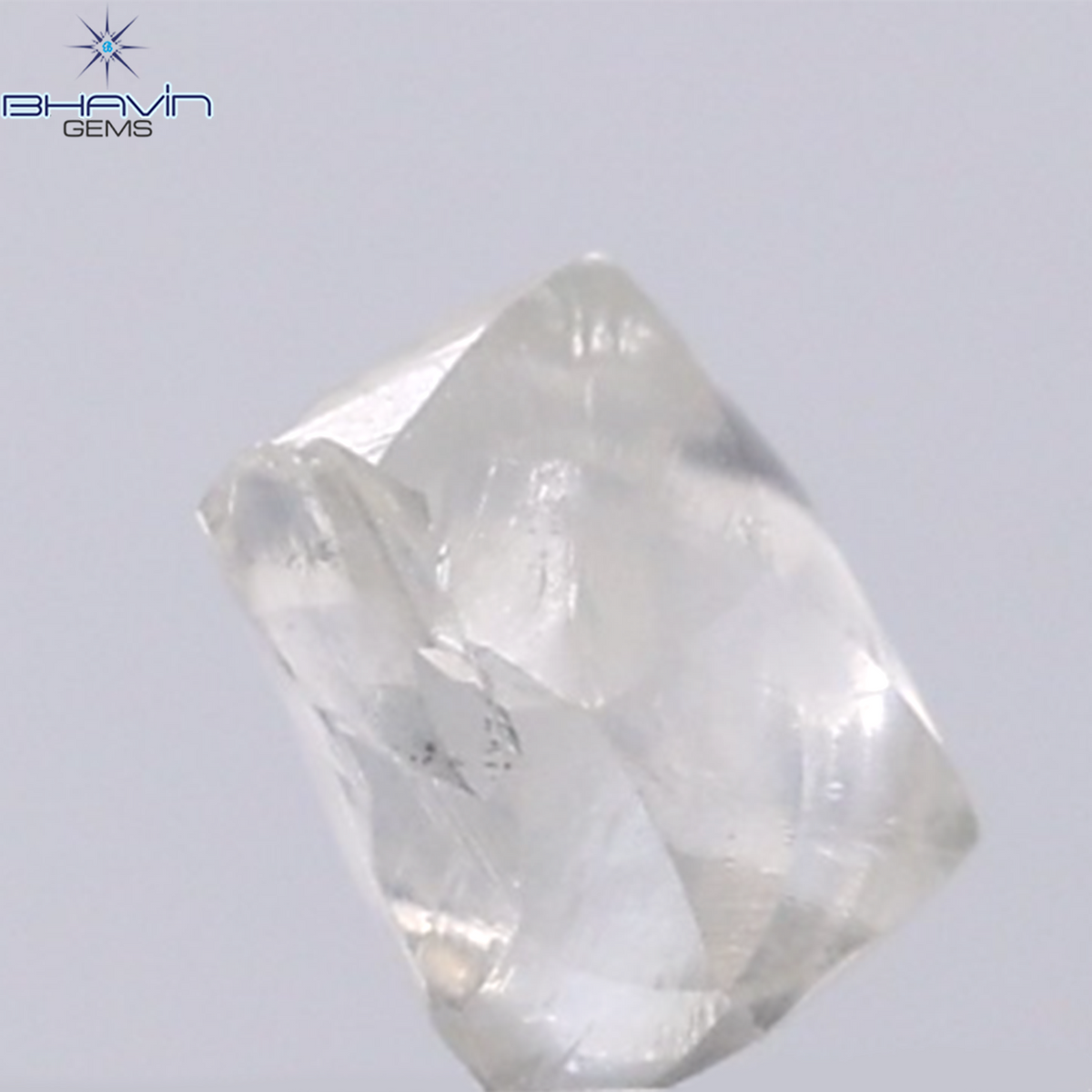 0.98 CT Natural Rough Diamond White Color Clarity VS (5.87 MM)