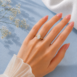 Marquise Cut Diamond Two-Tone Six-Prong Solitaire Engagement Ring
