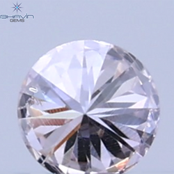 0.02 CT Natural Round Diamond Pink Color Clarity SI (1.60 MM)