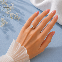 Emerald Cut Solitaire Engagement Ring with Open Wire Basket in Rose Gold