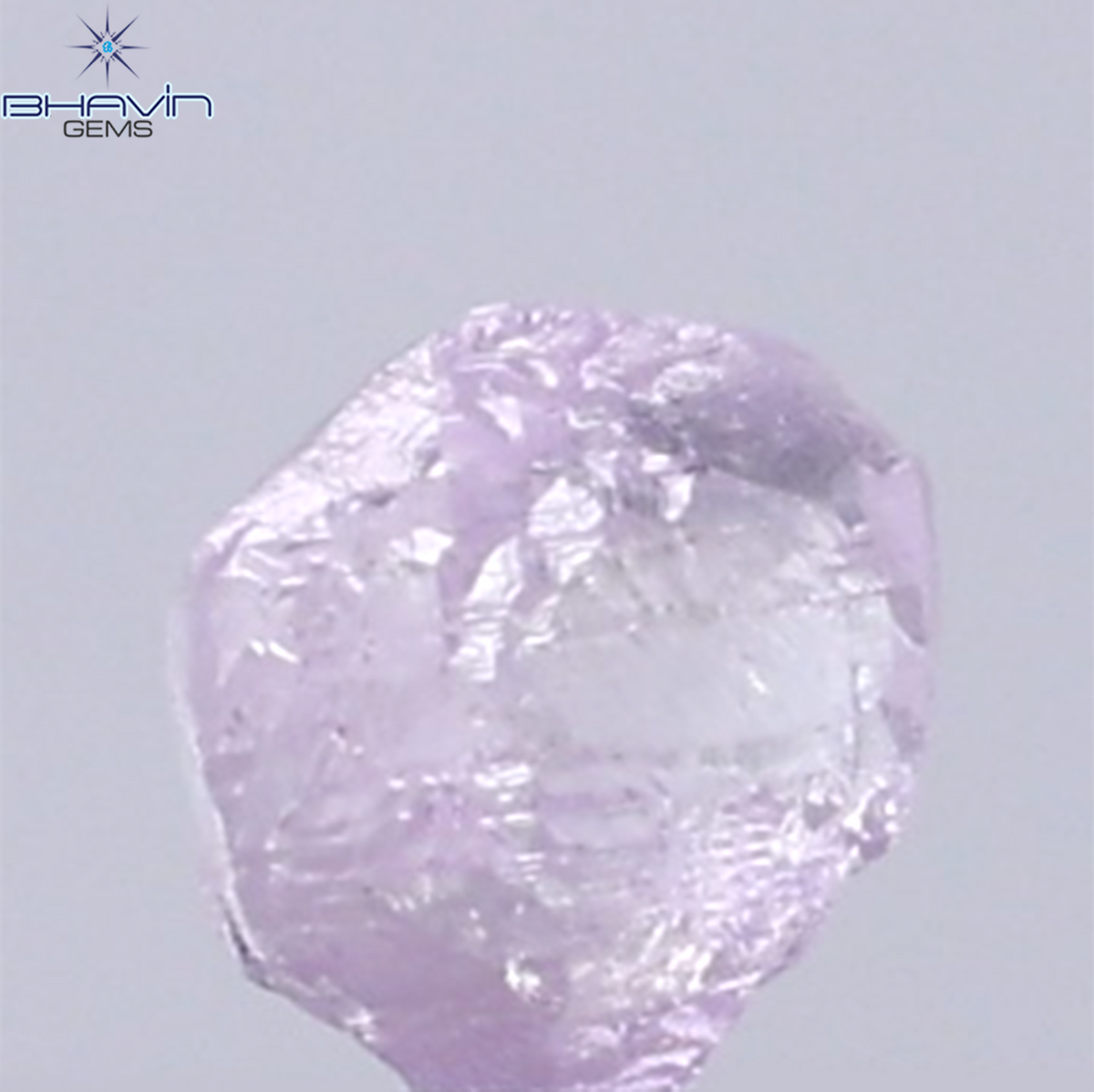 0.30 CT Natural Rough Diamond Pink Color Clarity VS (3.62 MM)