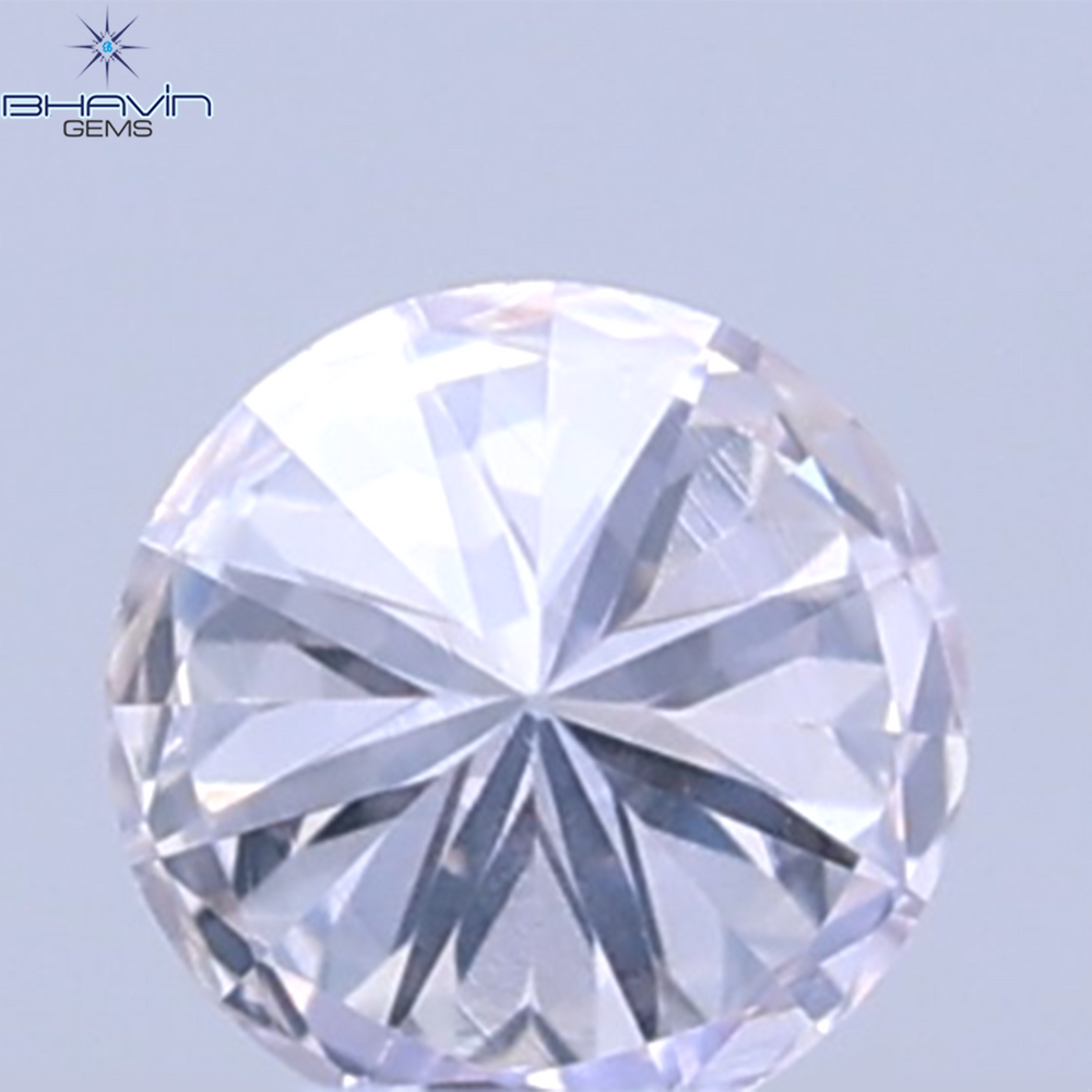 0.05 CT Natural Round Diamond Pink Color Clarity VS2 (2.3 MM)
