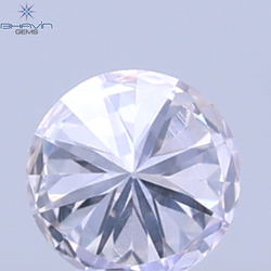 0.05 CT Natural Round Diamond Pink Color Clarity VS2 (2.3 MM)