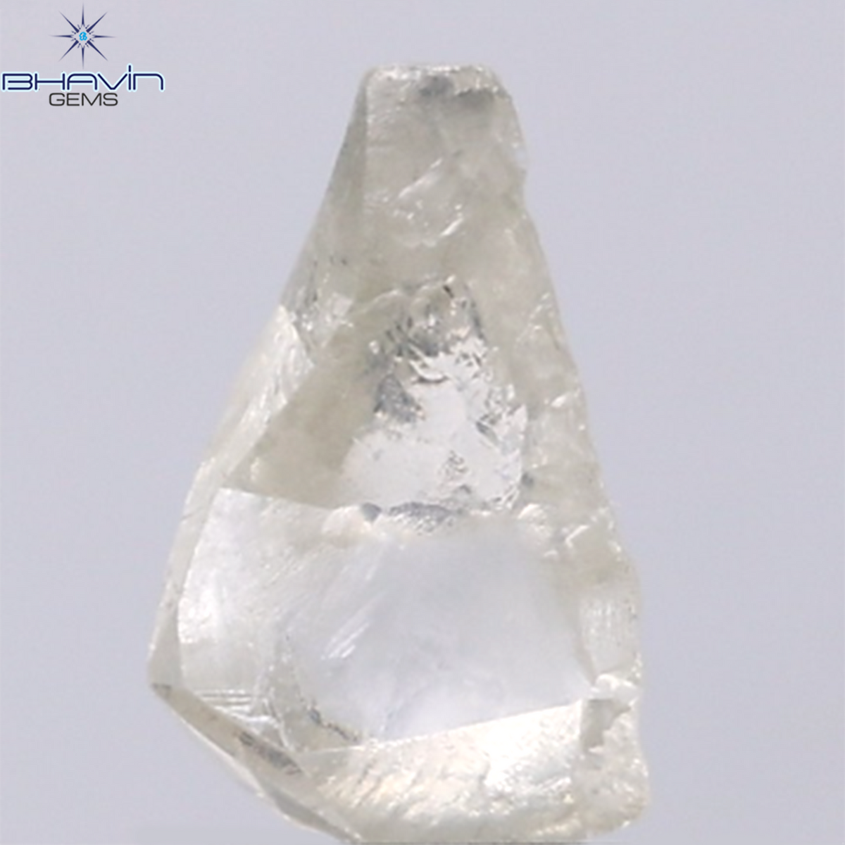 1.36 CT Natural Rough Diamond White Color Clarity VS (9.07 MM)