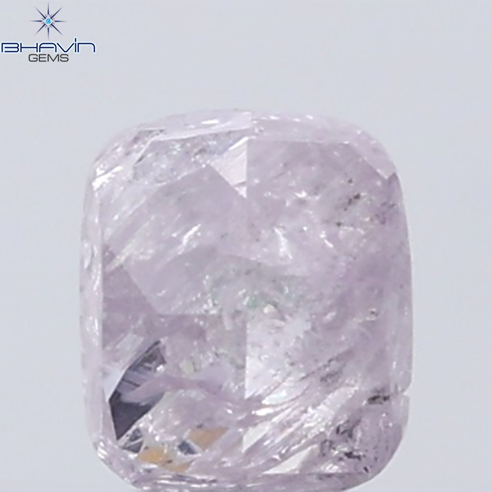 0.28 CT Cushion Diamond Natural Pink Color I3 Clarity (3.86 MM)