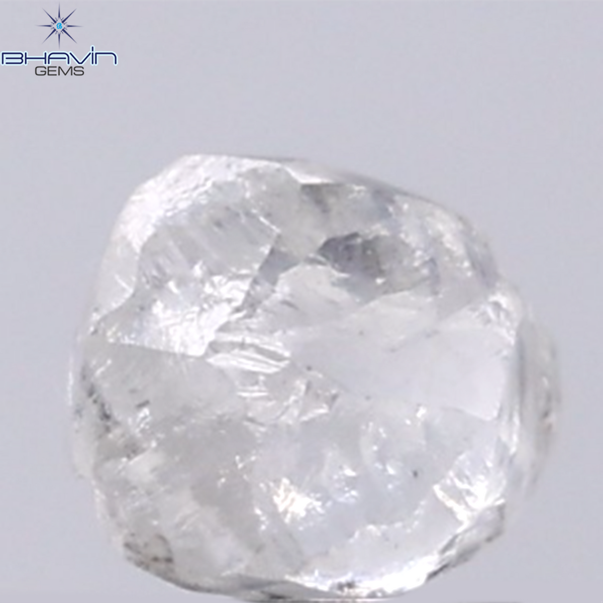 0.91 CT Natural Rough Diamond White Color Clarity SI (5.62 MM)