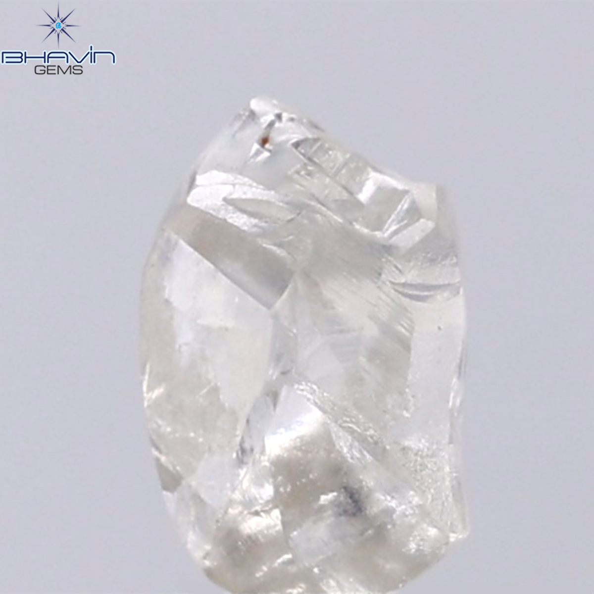 1.42 CT Natural Rough Diamond White Color Clarity VS (7.34 MM)