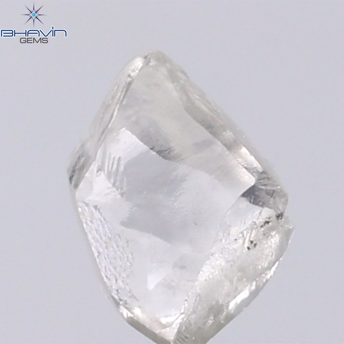 0.91 CT Natural Rough Diamond White Color Clarity VS (7.75 MM)