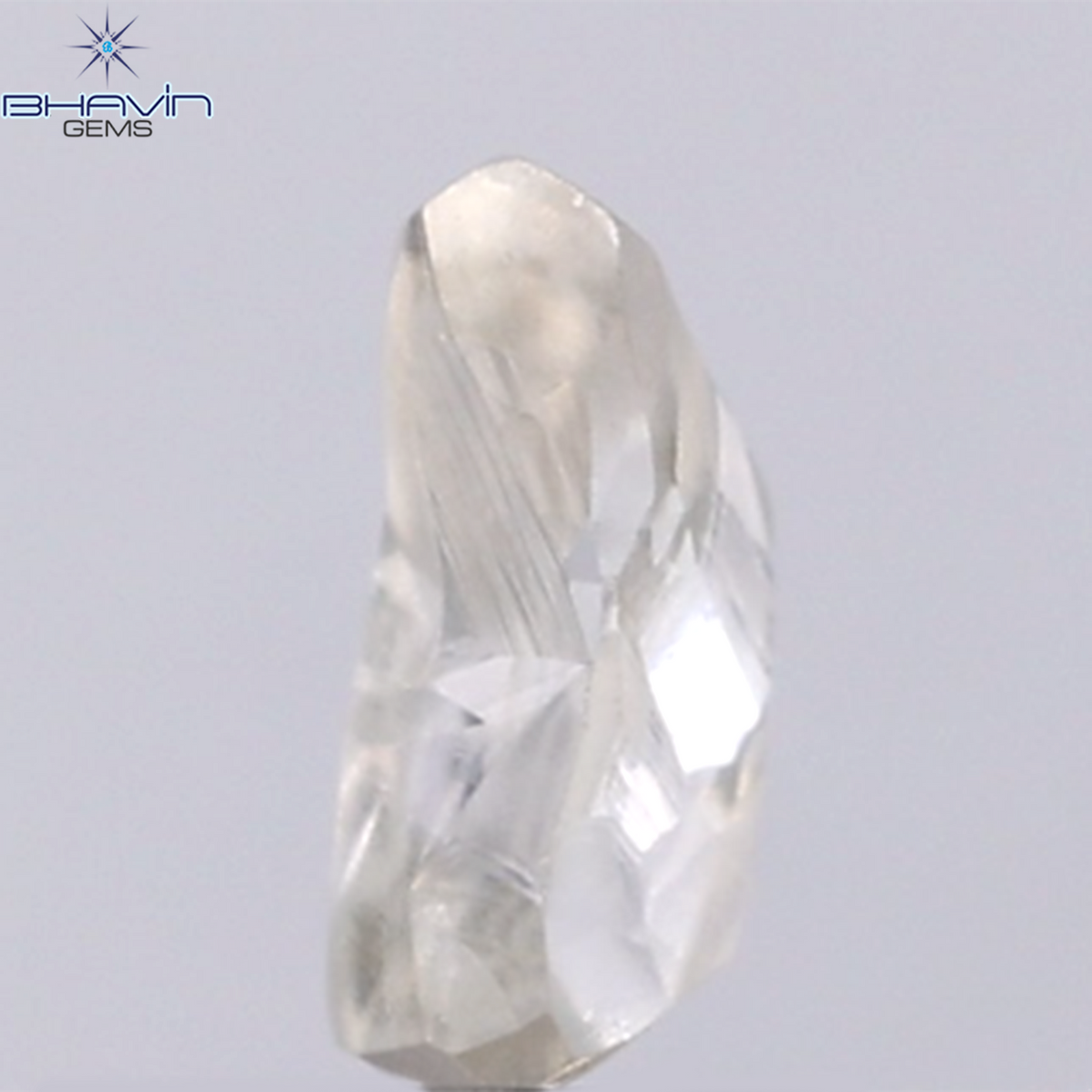 0.99 CT Natural Rough Diamond White Color Clarity VS (7.76 MM)