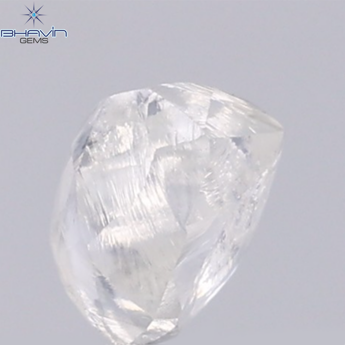 1.07 CT Natural Rough Diamond White Color Clarity VS (5.98 MM)
