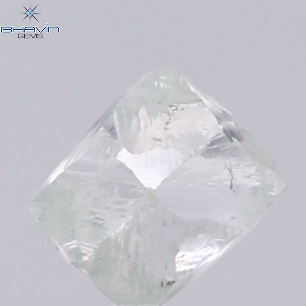 1.53 CT Natural Rough Diamond White Color Clarity VS (6.65 MM)