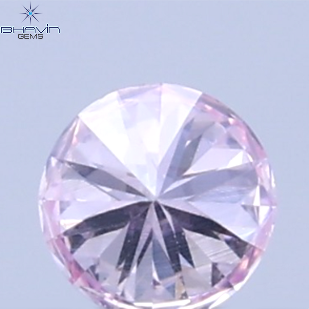 0.03 CT Natural Round Diamond Pink Color Clarity VS1 (1.90 MM)