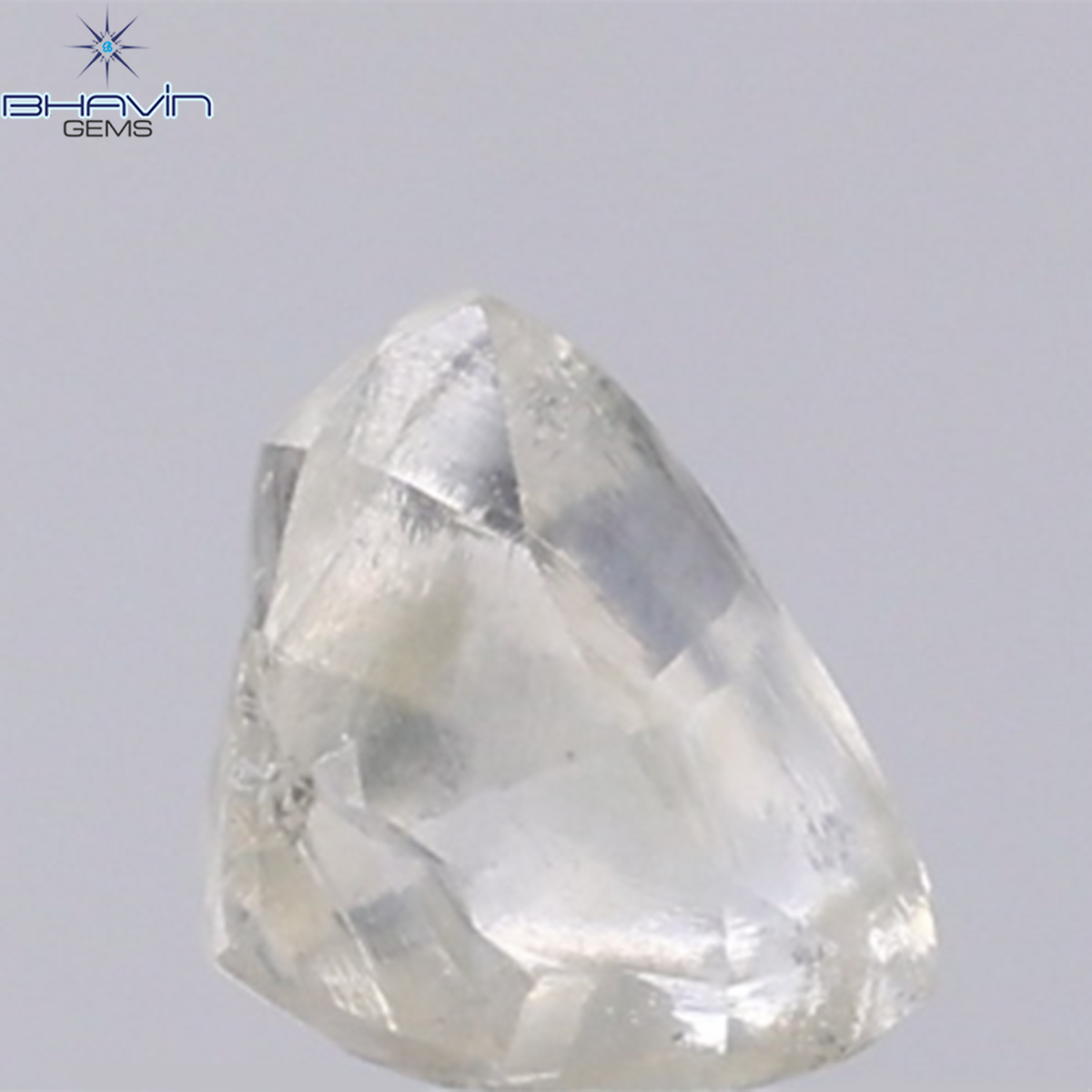 1.02 CT Natural Rough Diamond White Color Clarity VS (6.55 MM)