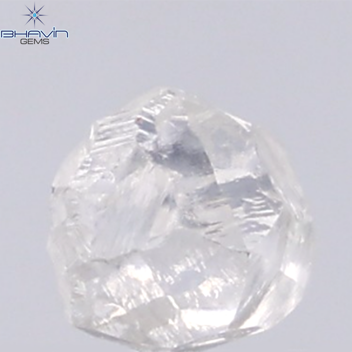 1.12 CT Natural Rough Diamond White Color Clarity VS (5.47 MM)