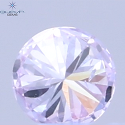 0.02 CT Natural Round Diamond Pink Color Clarity SI (1.6 MM)