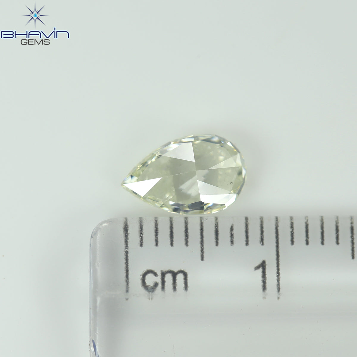GIA Certified 1.13 CT Pear Natural Diamond Yellow Color SI2 Clarity (10.25 MM)