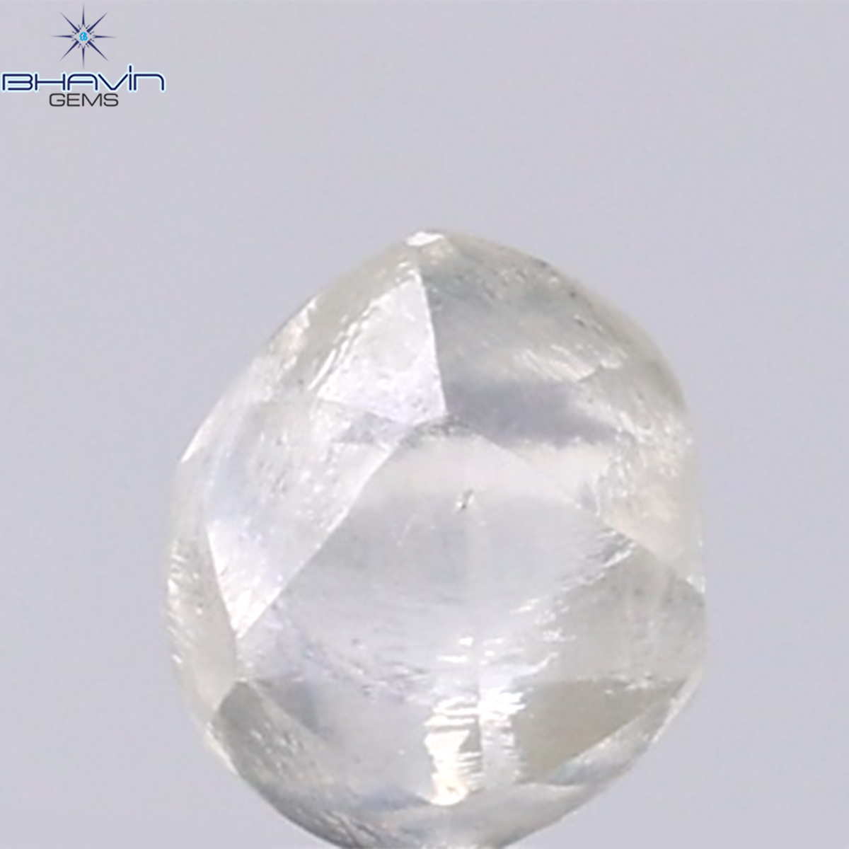 0.94 CT Natural Rough Diamond White Color Clarity VS (5.51 MM)