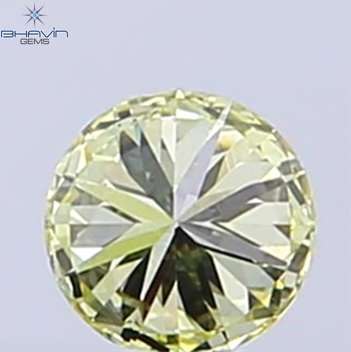 0.32 CT Natural Round Diamond Intense Yellow Color Clarity VSI (4.29 MM)
