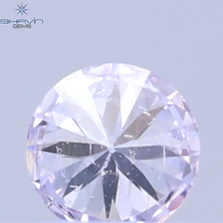 0.03 CT Natural Round Diamond Pink Color Clarity SI (1.9 MM)