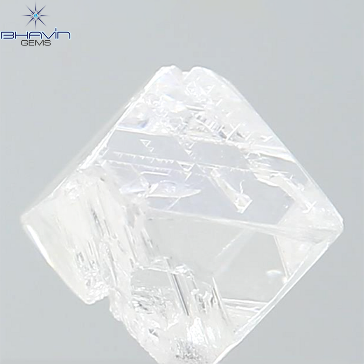 1.22 CT Natural Rough Diamond Pink Color Clarity VS (6.12 MM)