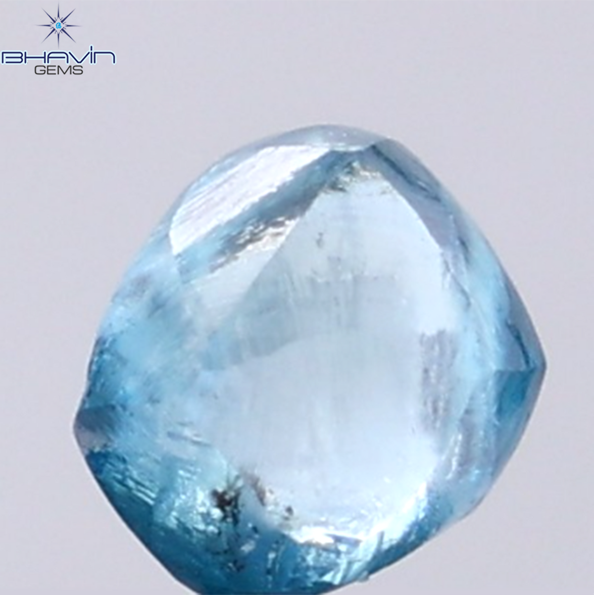 0.49 CT ラフシェイプ ナチュラル ダイヤモンド ピンク色 I3 クラリティ (4.90 MM)