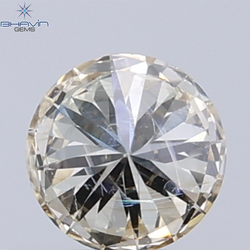 0.18 CT ラウンド ローズ カット シェイプ 天然ダイヤモンド ピンク色 I2 クラリティ (3.86 MM)